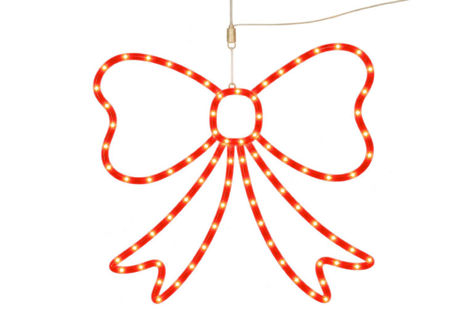 LED-DEKOLEUCHTE Timerfunktion - Rot, MODERN, Kunststoff (54,5/1/49,6cm)