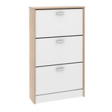 Schuhschrank Da13 - Eichefarben, MODERN, Holzwerkstoff (58/107/18cm)