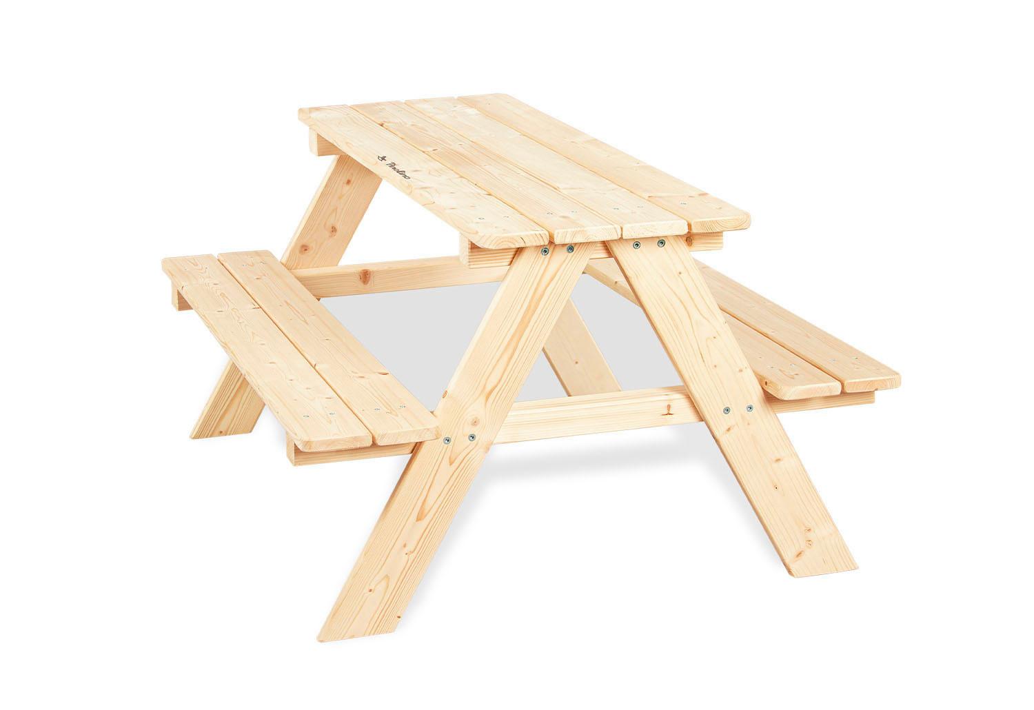 Kindersitzgruppe natur - Naturfarben, Basics, Holz (90/79/50cm) - Pinolino
