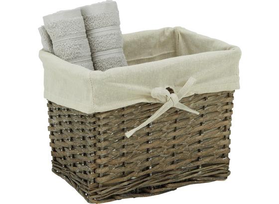 Regálový Košík Larry - prírodné farby, Romantický / Vidiecky, drevo/textil (29/22/21cm) - Mömax modern living Regálový Košík Larry - prírodné farby, Romantický / Vidiecky, drevo/textil (29/22/21cm) - Mömax modern living