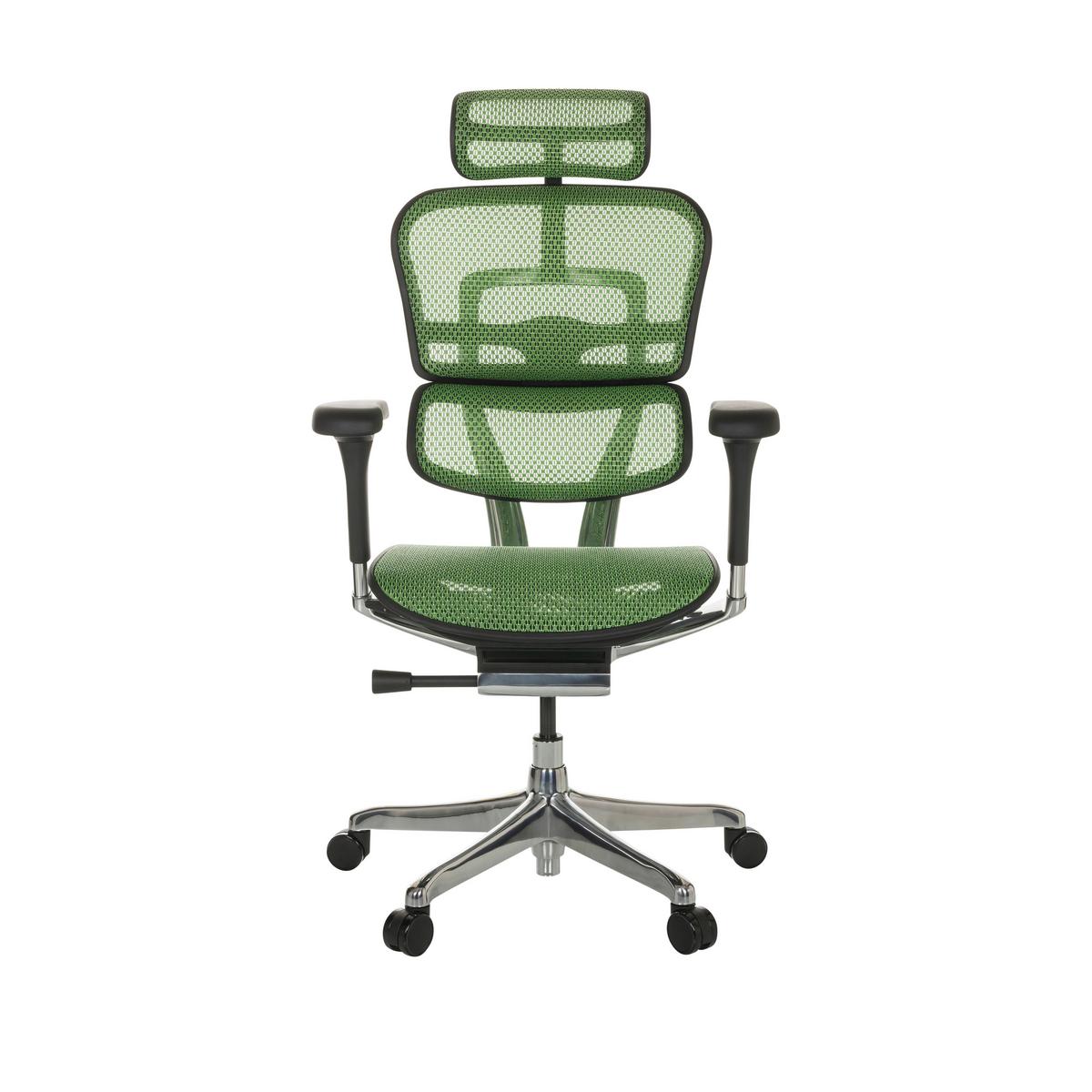 Drehstuhl Ergohuman I - Silberfarben/Schwarz, Basics, Kunststoff/Textil (69/119-144/65cm) - MID.YOU