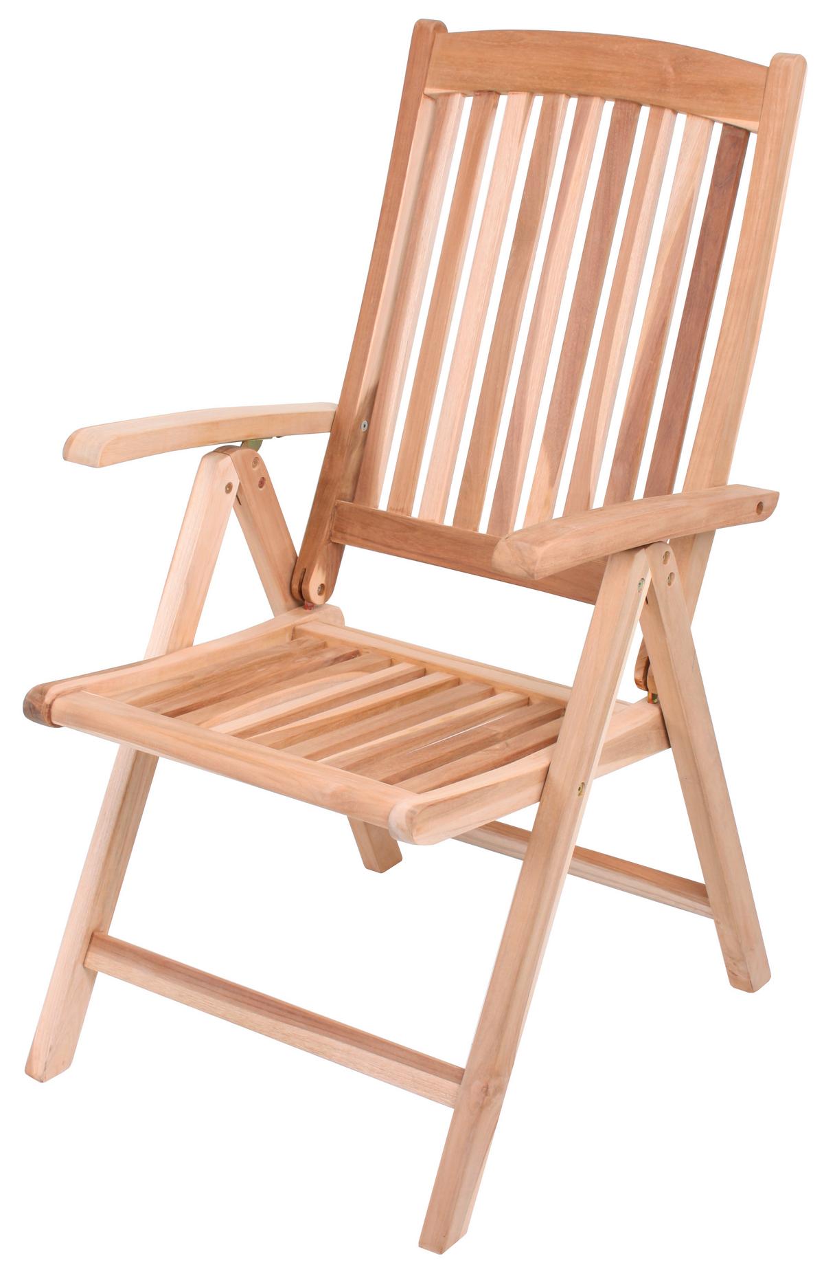 Gartenmöbel Set 3-Tlg. Java Teakholz - Teakfarben, Basics, Holz (70/59/105cm) - Gardenson