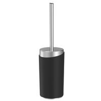 WC KEFA SO STOJANOM CHRIS - čierna/farba ušľachtilej ocele, Modern, kov/plast (9,6/37cm) - Mömax