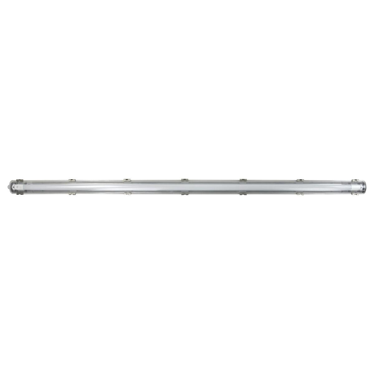 Led-deckenleuchte L: 156,8 Cm, Für In- Und Outdoor - Grau, Basics, Kunststoff (156,8/6,2/5,2cm)