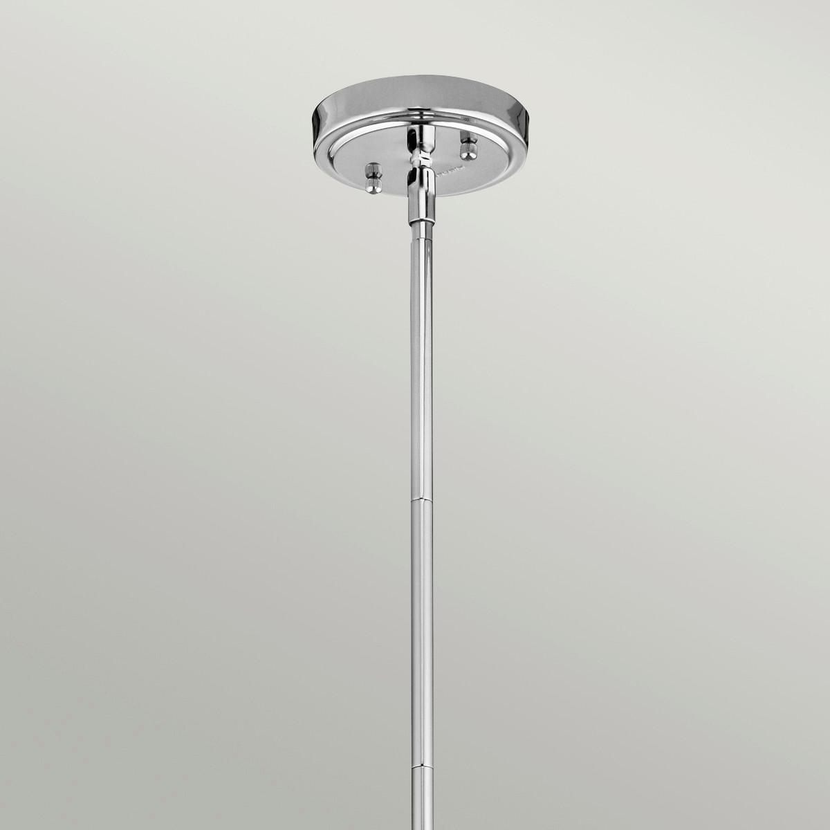 Hängeleuchte Kl-Everly-P-S-Ch - Chromfarben, Design, Glas/Metall (26.8/61.5cm) - Elstead Lighting