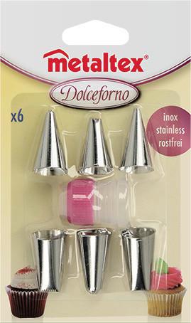 Tortadekoráló Szett 6 Darabos - műanyag (9,5/16/2,6cm)