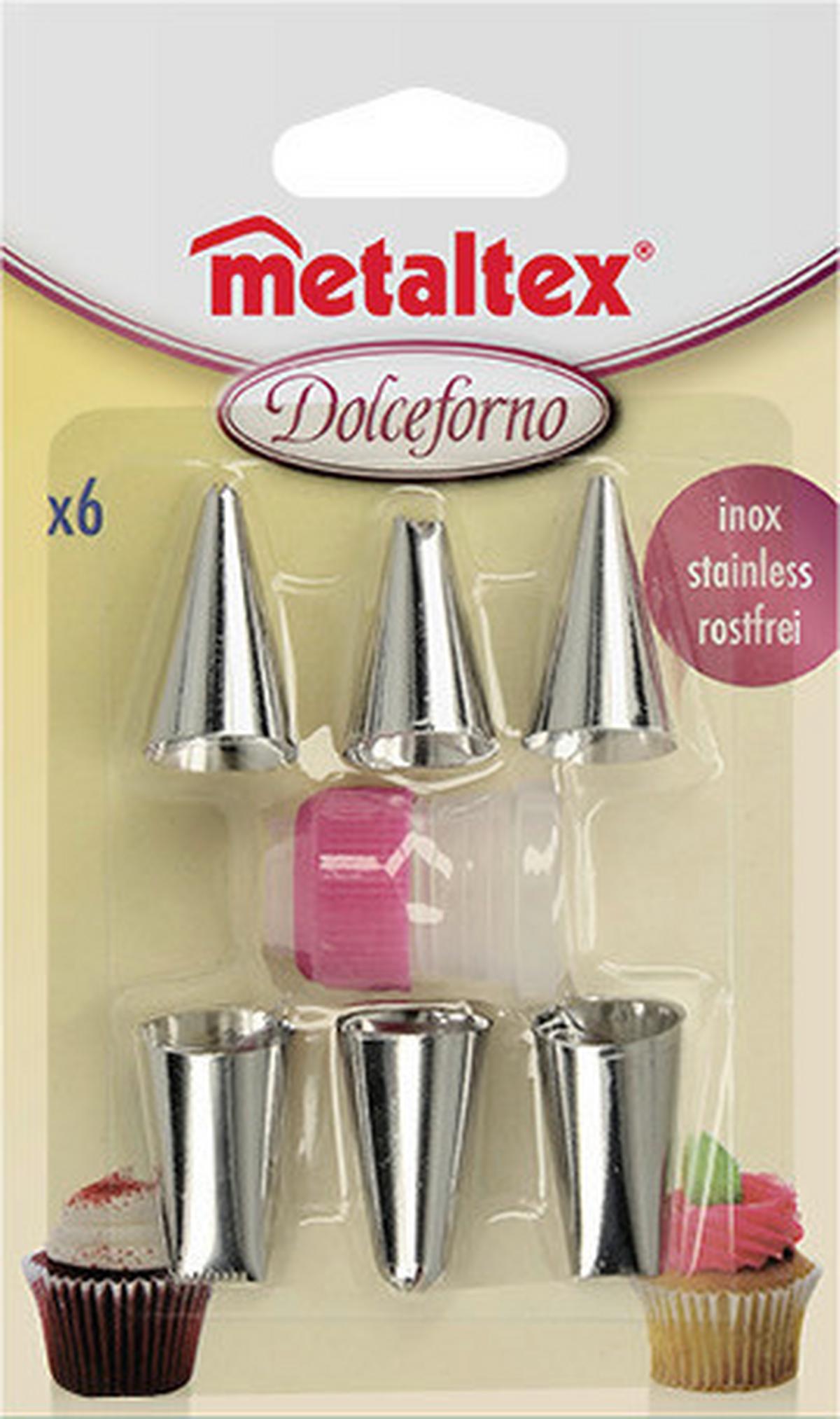 Tortadekoráló Szett 6 Darabos - műanyag (9,5/16/2,6cm)