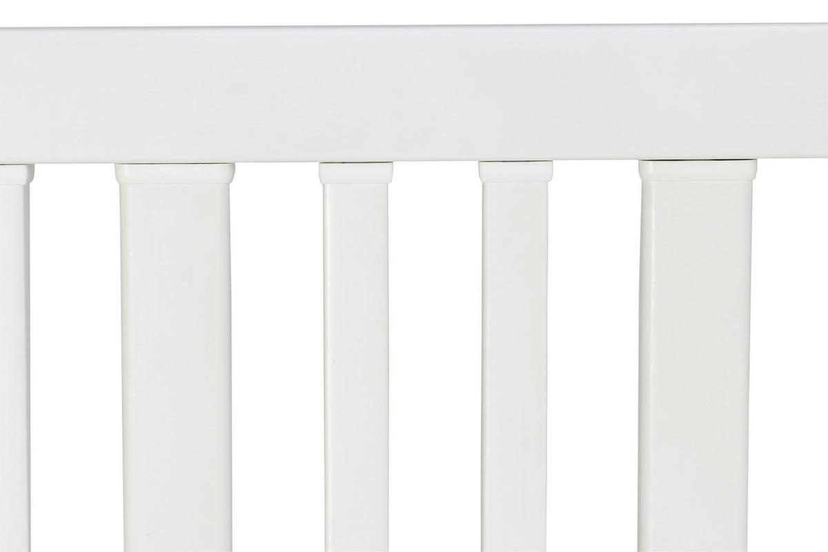 Gartenbank Kunststoff 877520 3-Sitzer - Weiß, MODERN, Kunststoff (160/88/69cm) - Gardenson