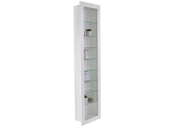 Hängevitrine Boni B:42cm Weiß Dekor - Weiß, MODERN, Glas/Holzwerkstoff (42/168,5/17cm) Hängevitrine Boni B:42cm Weiß Dekor - Weiß, MODERN, Glas/Holzwerkstoff (42/168,5/17cm)