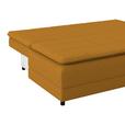 Schlafsofa Alice - Gelb/Schwarz, MODERN, Textil (202/73-92/105cm) - Luca Bessoni