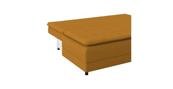 Schlafsofa Alice - Gelb/Schwarz, MODERN, Textil (202/73-92/105cm) - Luca Bessoni