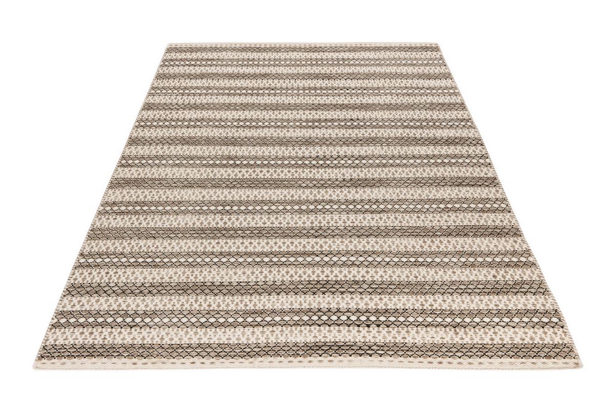 Flachwebteppich My Jaipur - Hellbraun/Beige, KONVENTIONELL, Textil (80/150cm) - Obsession
