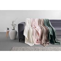 Mäkká deka Kuschelix, 140/200cm, biela - prírodná farba, textil (140/200cm) - Modern Living