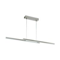 Led-hängeleuchte Fraioli H: 120 Cm 2-Flammig Farbwechsler - Weiß, KONVENTIONELL, Kunststoff/Metall (105,5/10/120cm) - Eglo