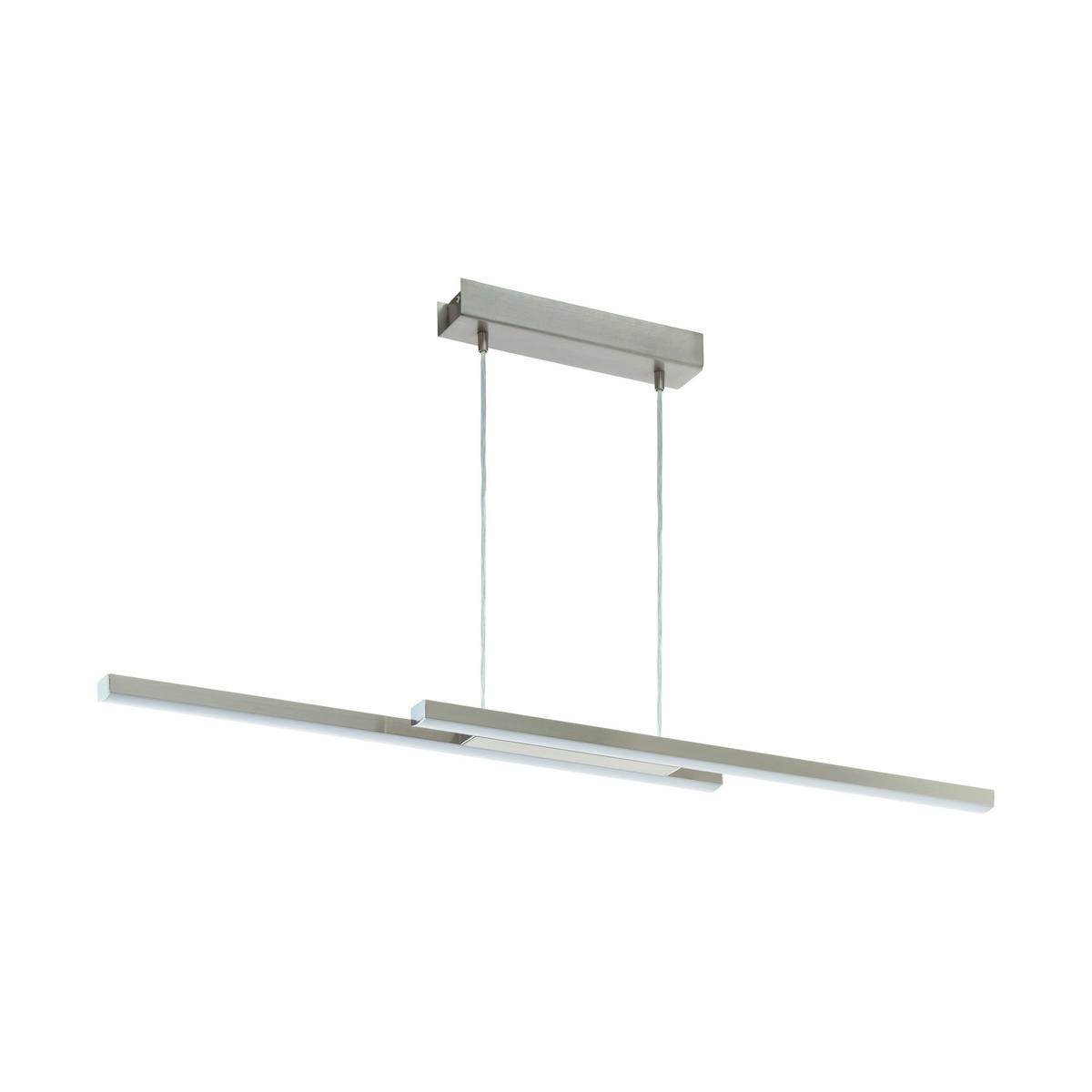 Led-hängeleuchte Fraioli H: 120 Cm 2-Flammig Farbwechsler - Weiß, KONVENTIONELL, Kunststoff/Metall (105,5/10/120cm) - Eglo