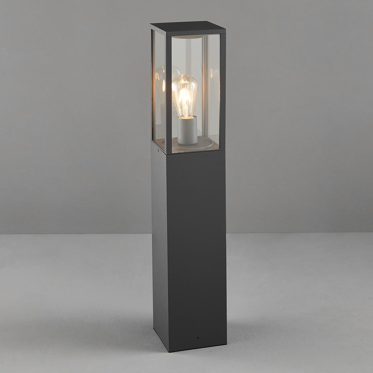 Wegeleuchte 401860142 Garonne - Anthrazit, Trend, Glas/Metall (14/14/80cm) - Trio Leuchten
