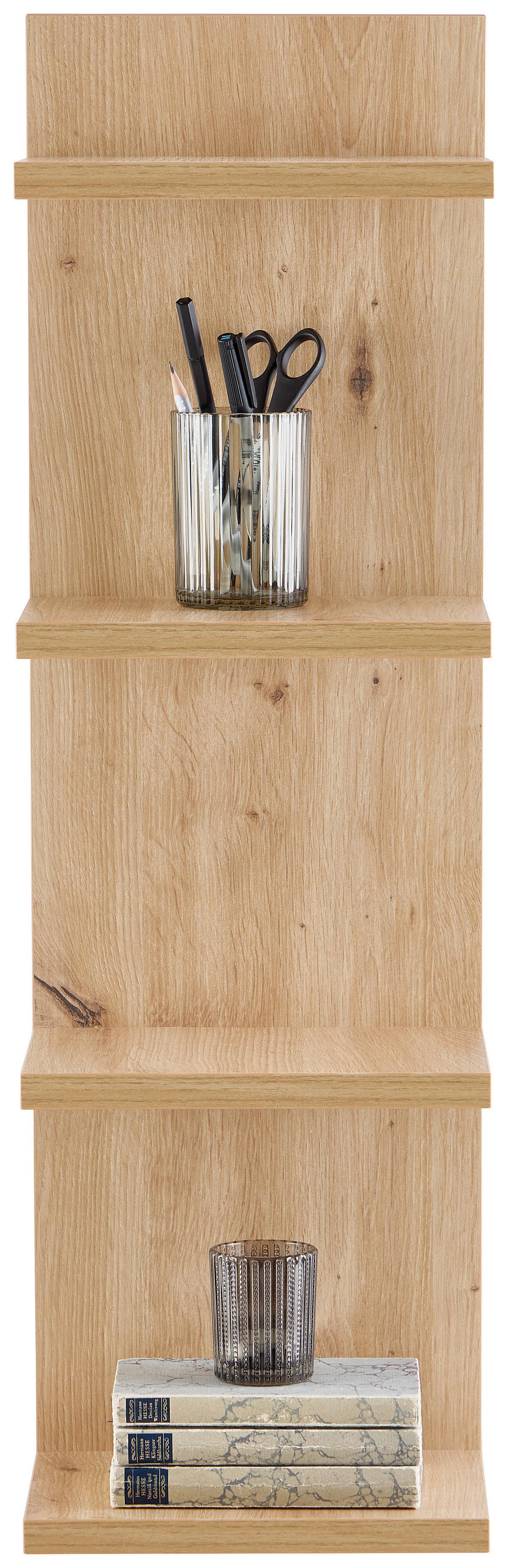 Wandregal Eolo Artisan B: 23,2 Cm - Eiche Artisan, Trend, Holzwerkstoff (23,2/75/16,8cm)