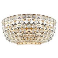 Wandleuchte Basfor - Goldfarben, Basics, Glas/Metall (25,5/12,5/15cm) - MAYTONI