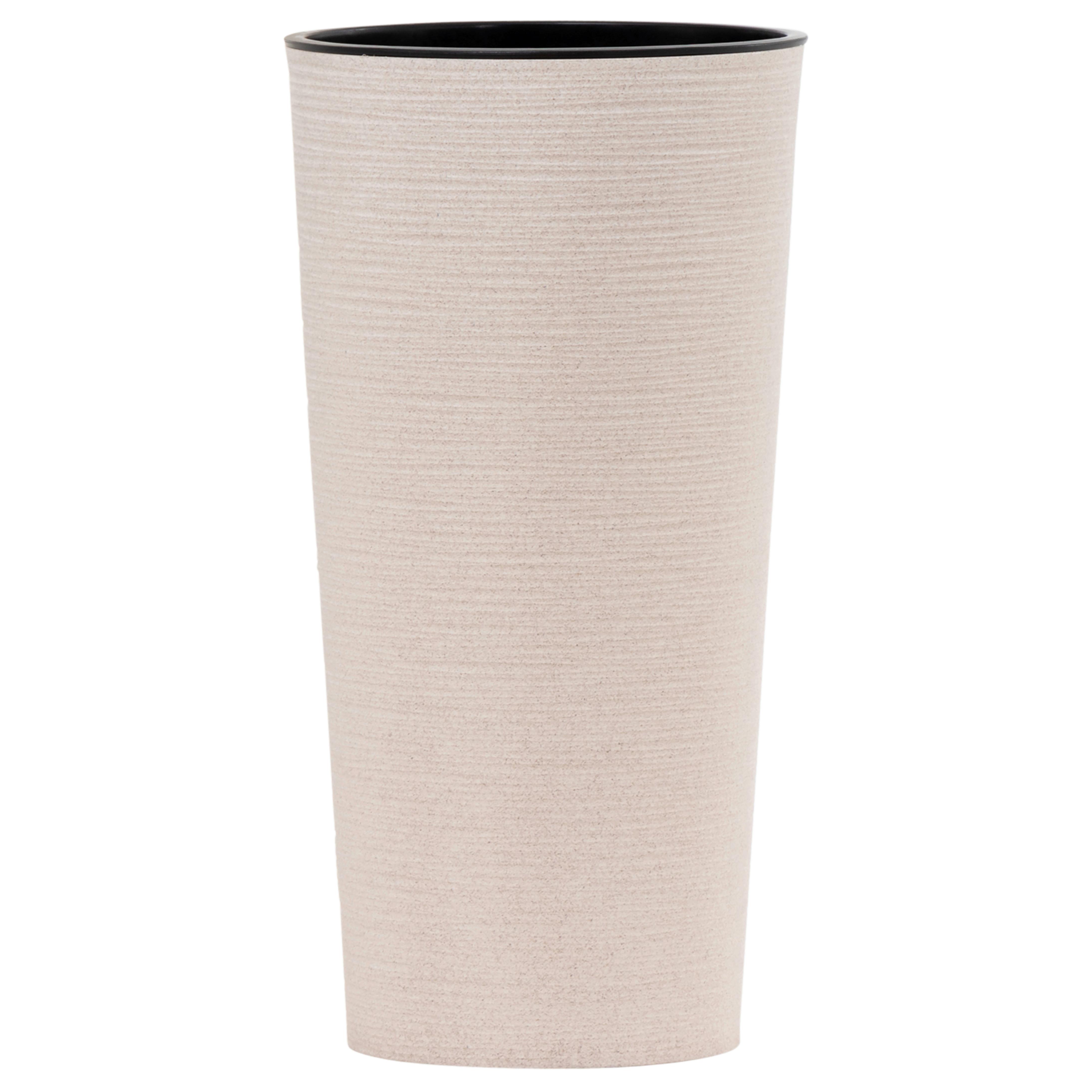 Übertopf-Set Creme D: 30 cm 2-teilig - Creme, Basics, Kunststoff (30/57cm) - Siena Garden