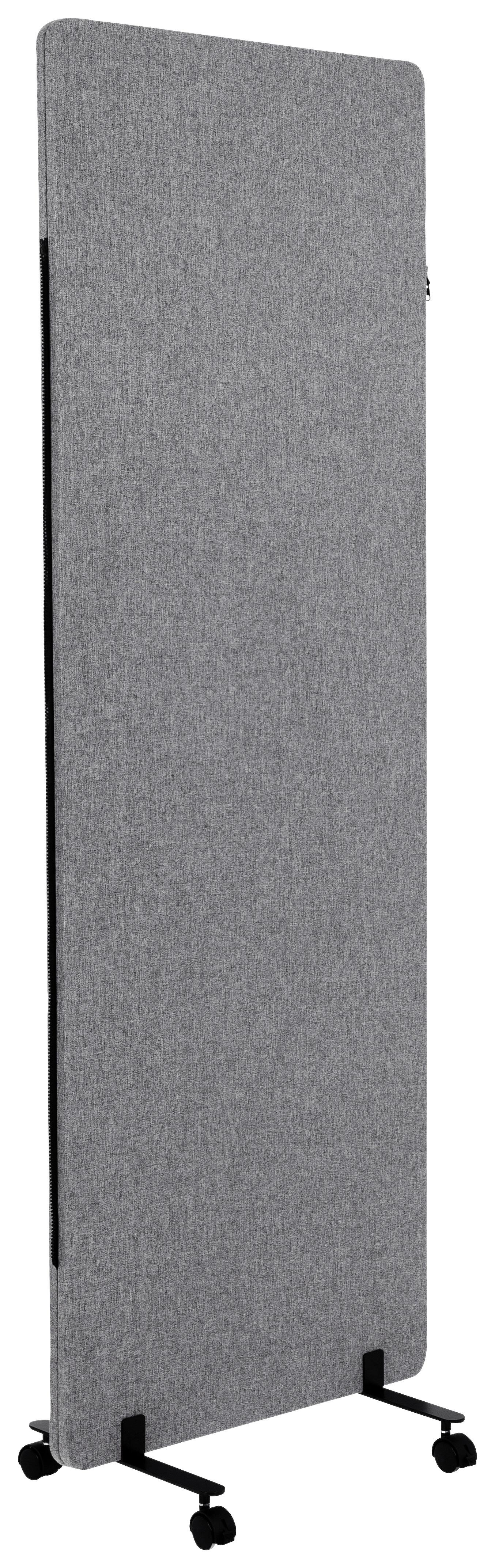 Trennwand Flexmiut - Dunkelgrau, Basics, Kunststoff/Textil (60/177/3cm) - MID.YOU