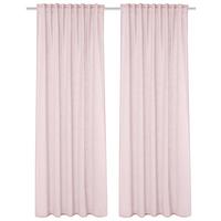 FERTIGVORHANG SOFTY 2ER SET - Rosa, Basics, Textil (140/225cm)