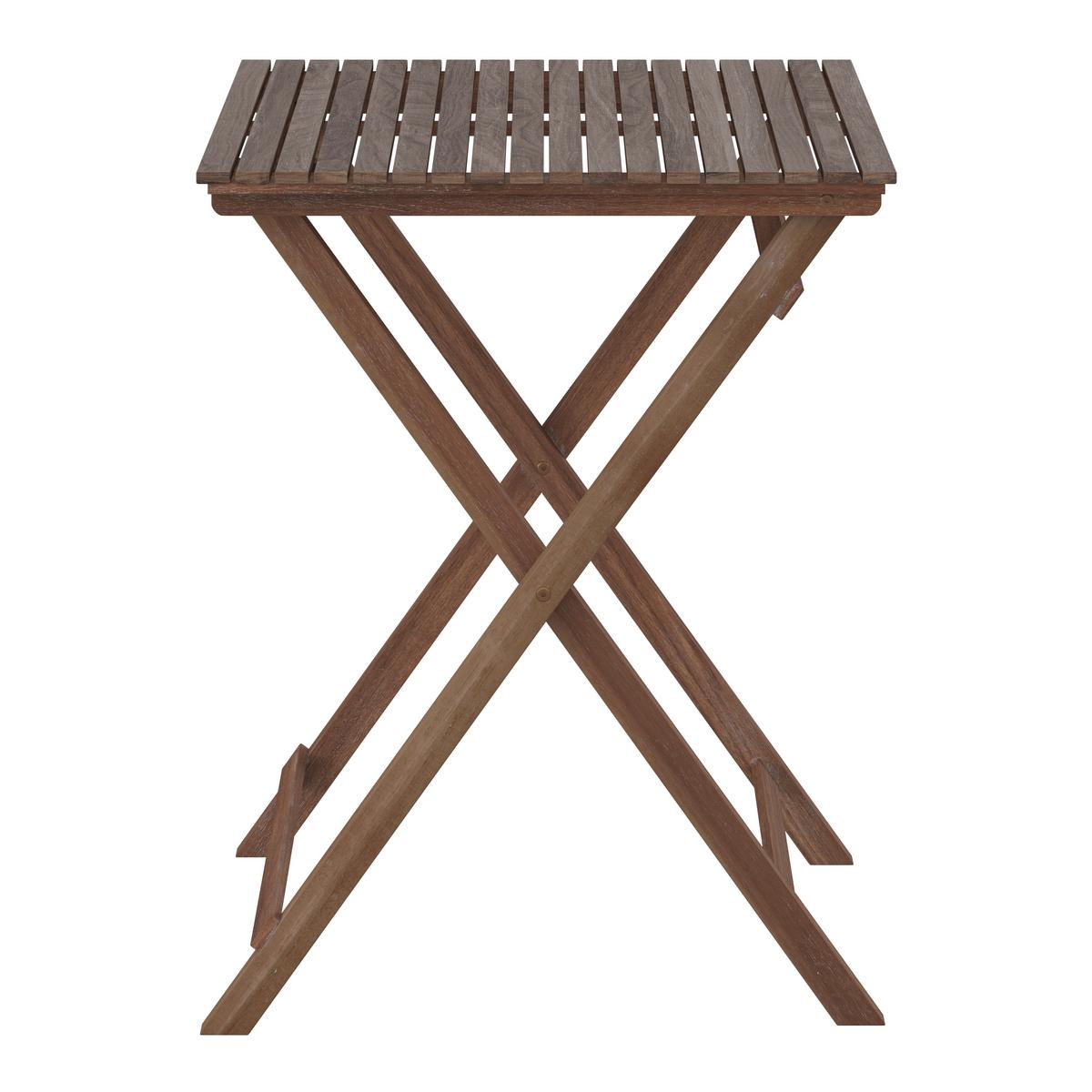 SADA NA BALKON EFFIE - barvy akácie, Moderní, dřevo/plast (60/76/60cm) - Bessagi Garden