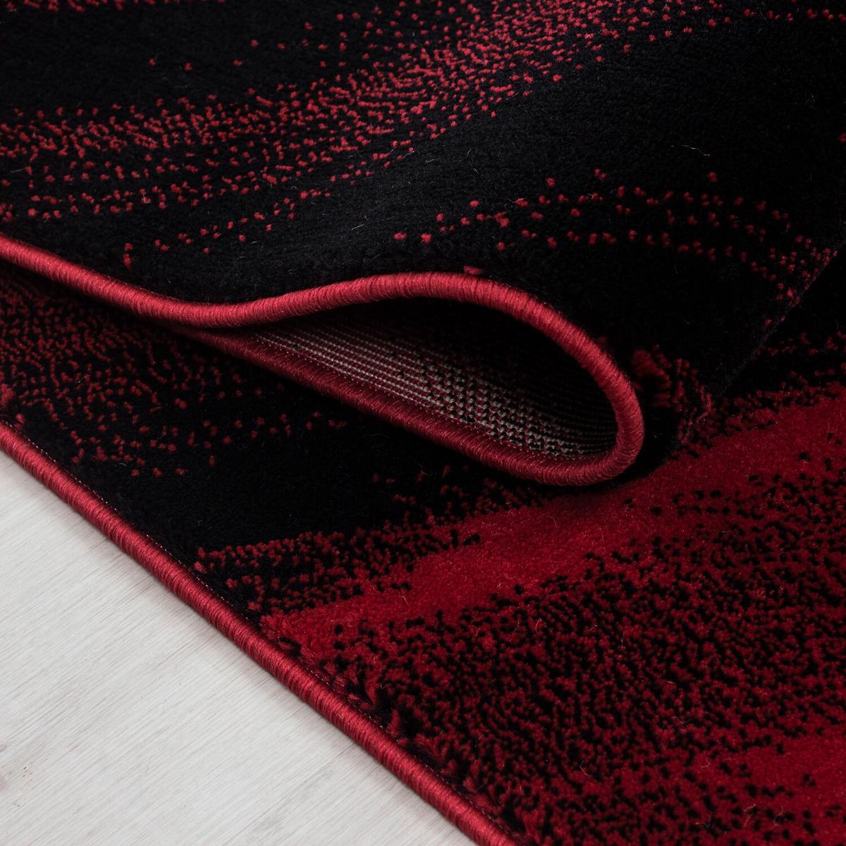 Flachwebteppich Miami - Rot, Design, Textil (140/200cm) - Novel