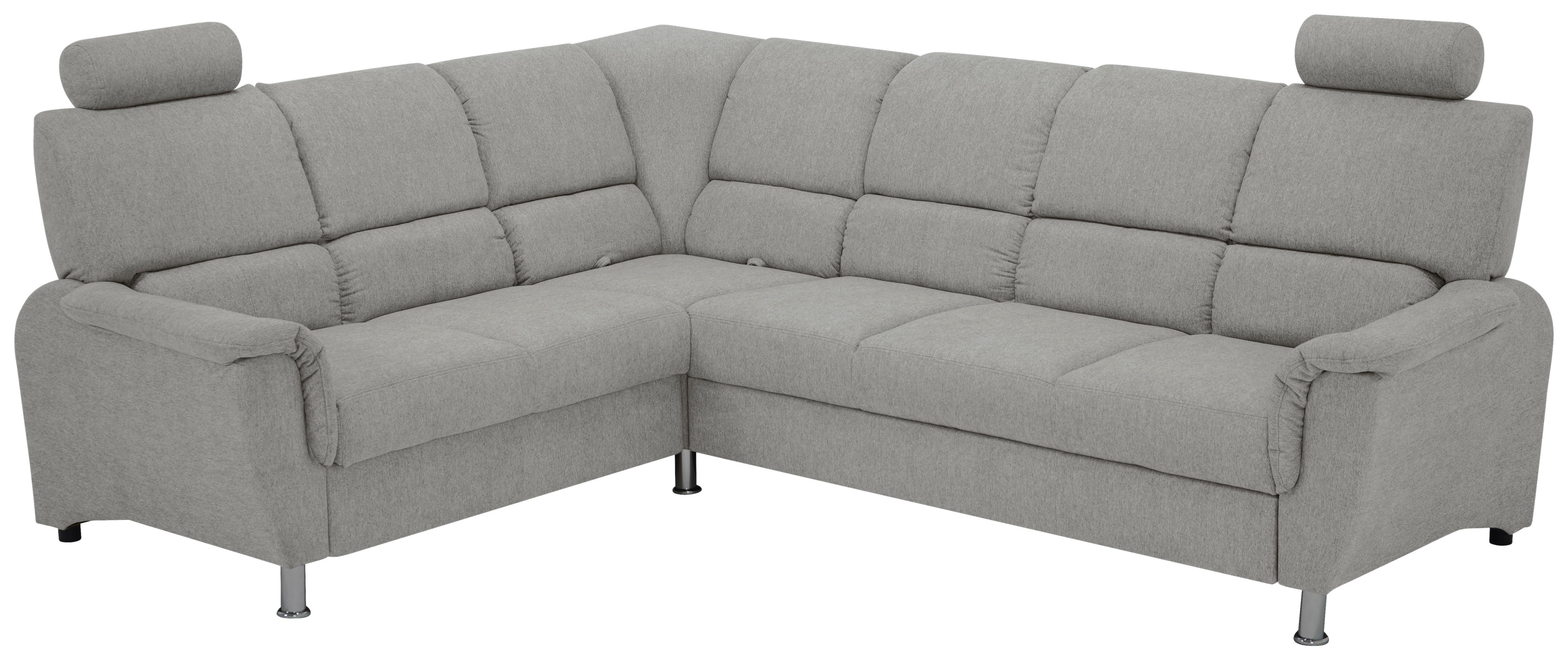 Ecksofa mit Schlaffunktion Marsylia Grau 216x270 cm