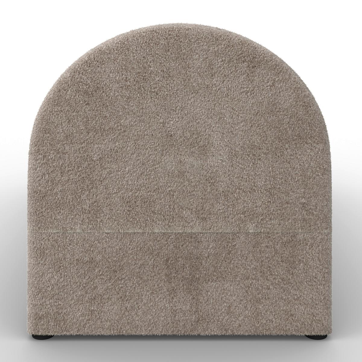 Detská posteľ NINA 90x200, poťah buklé - taupe, Modern, kov/drevo (90/200cm) - Bessagi Kids