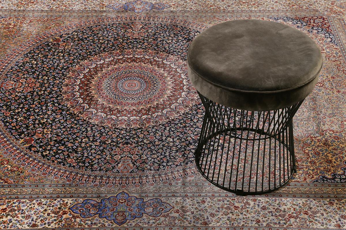 Webteppich, 80x140 cm Täbriz - Blau/Beige, LIFESTYLE, Textil (80/140cm) - WECON HOME