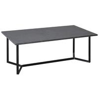 Dohányzóasztal London - fekete/szürke, Modern, faalapú anyag/fém (110/41/60cm)