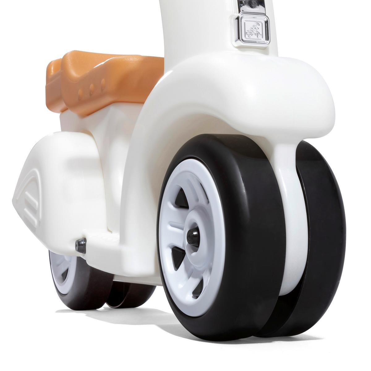 Laufrad Ride Along Scoot Braun/weiß T: 50,8 Cm - Braun/Weiß, KONVENTIONELL, Kunststoff (50,8cm) - Ambia Garden