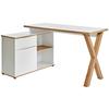 Eckschreibtisch X-Club C 40 E - Eichefarben/Weiß, MODERN, Holzwerkstoff (140/95/76cm) - Livetastic