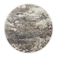 Webteppich Lille Grau/Goldfarben Rund Ø 160 cm - Goldfarben/Grau, Design, Textil (160cm) - Dieter Knoll