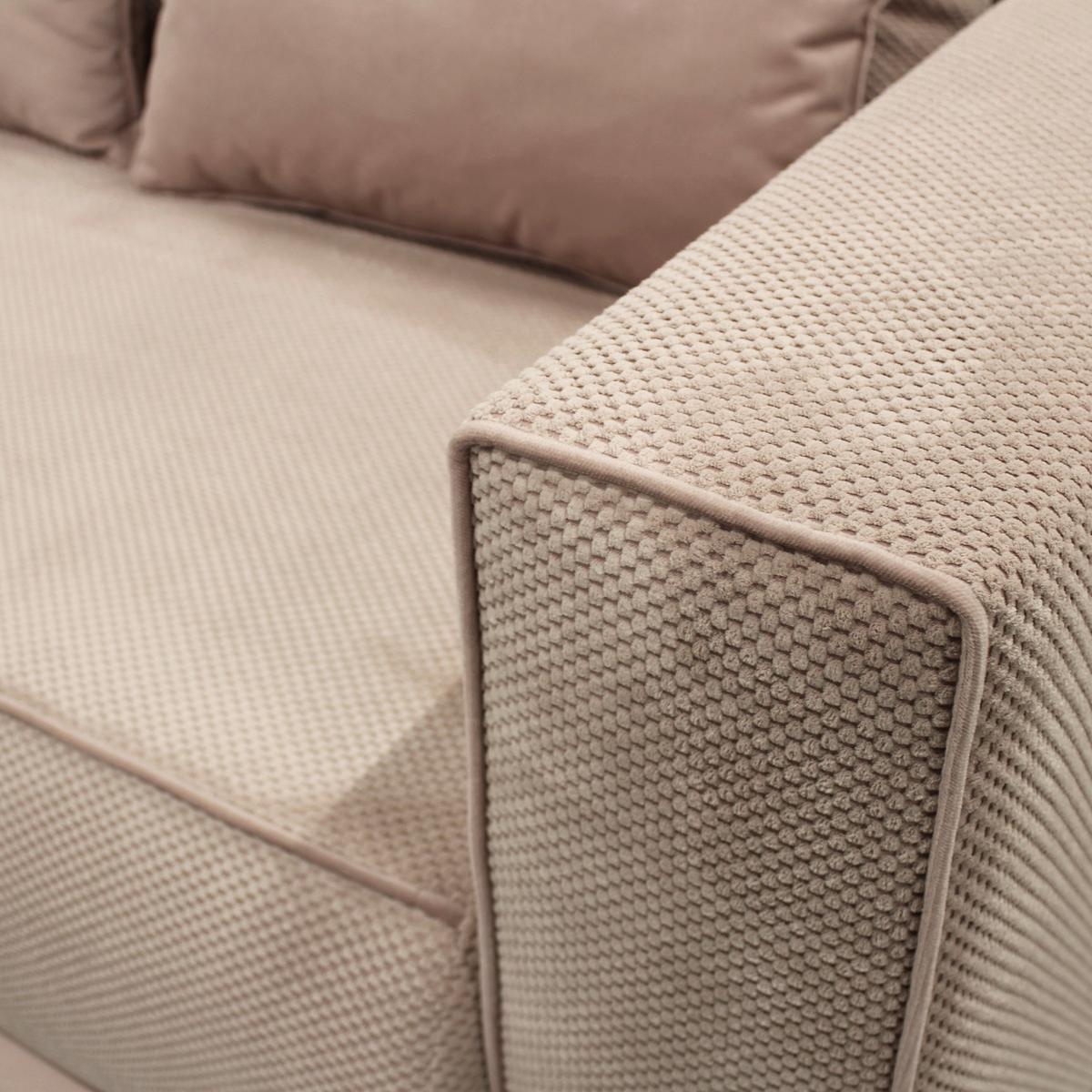 Récamiere Iga Re Rosa B: 168 Cm - Rosa, Design, Textil (168/73/99cm) - MID.YOU