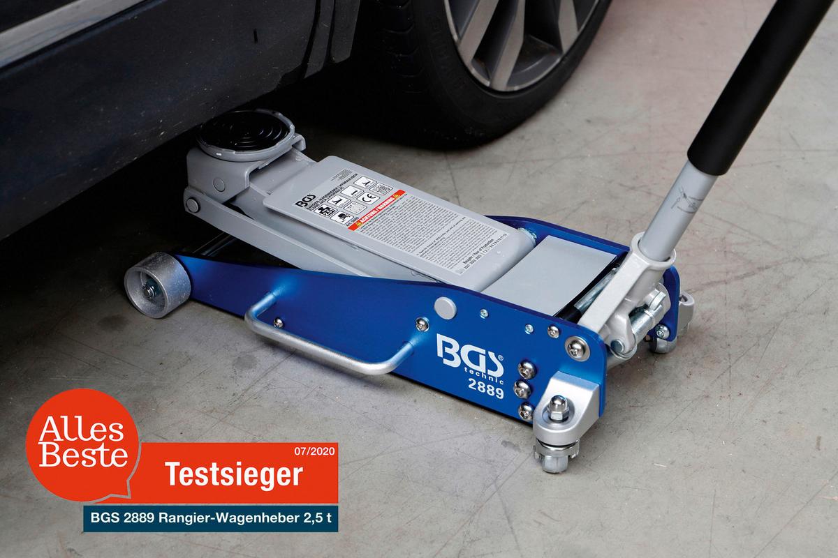 Rangier-Wagenheber Hydraulisch Blau/Silberfarben B: 36,2 cm - Blau/Silberfarben, Basics (74,7/36,2/21,3cm)