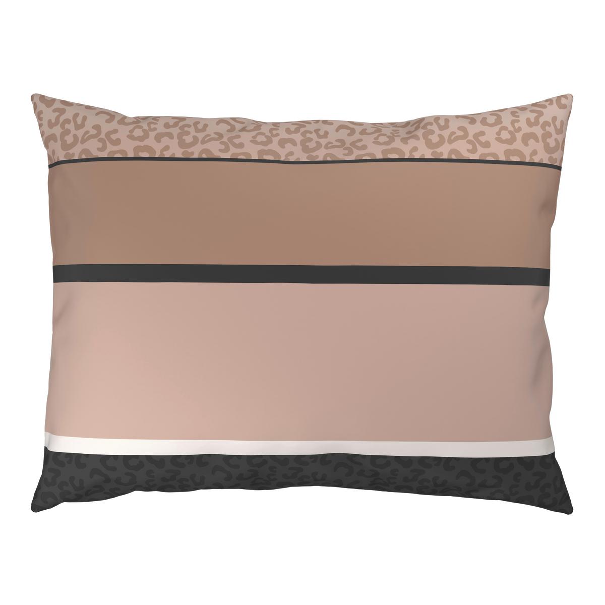 BETTWÄSCHE MARLENE - Anthrazit/Beige, MODERN, Textil - Luca Bessoni