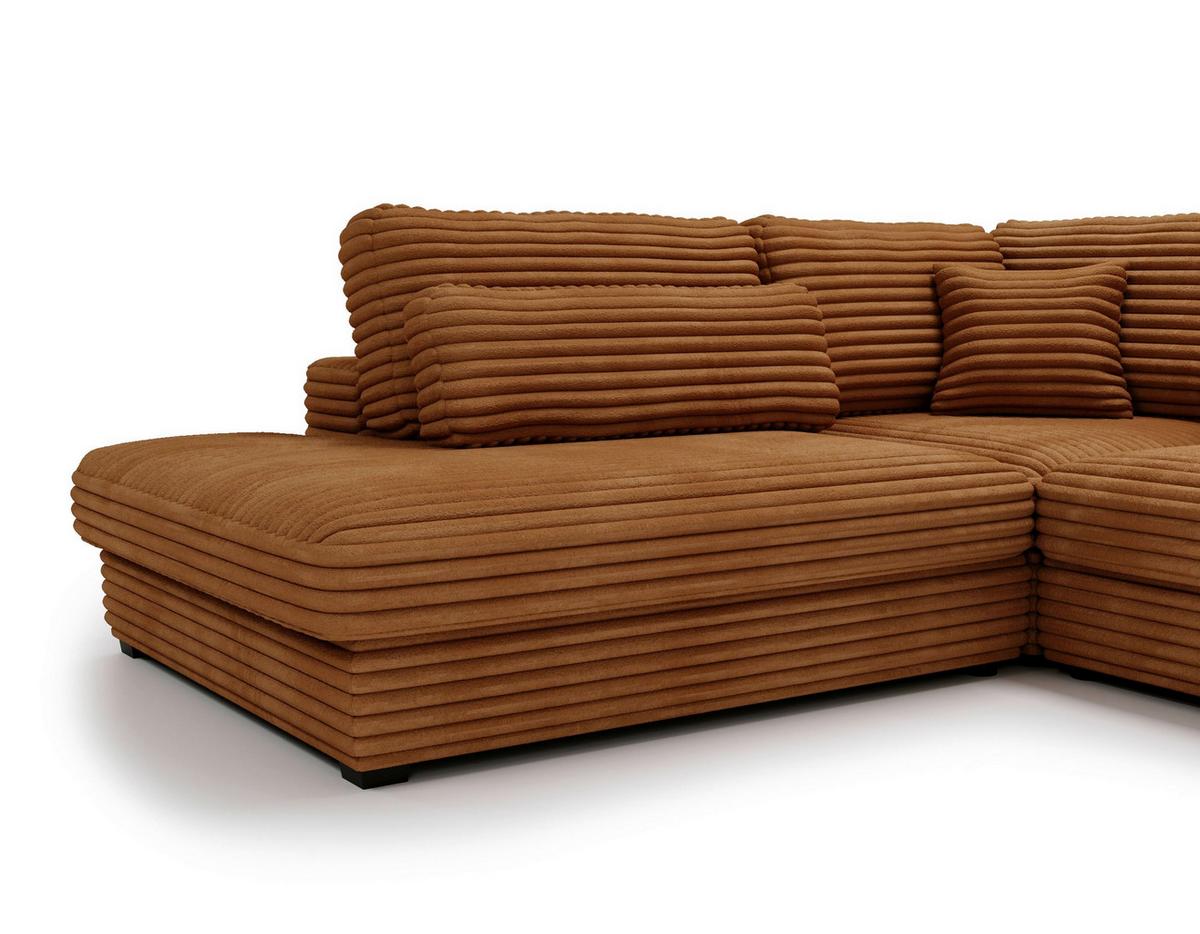 Sven Rostfarben S: 244x332 Cm - Rostfarben/Schwarz, Design, Textil (244/332cm) - Livetastic