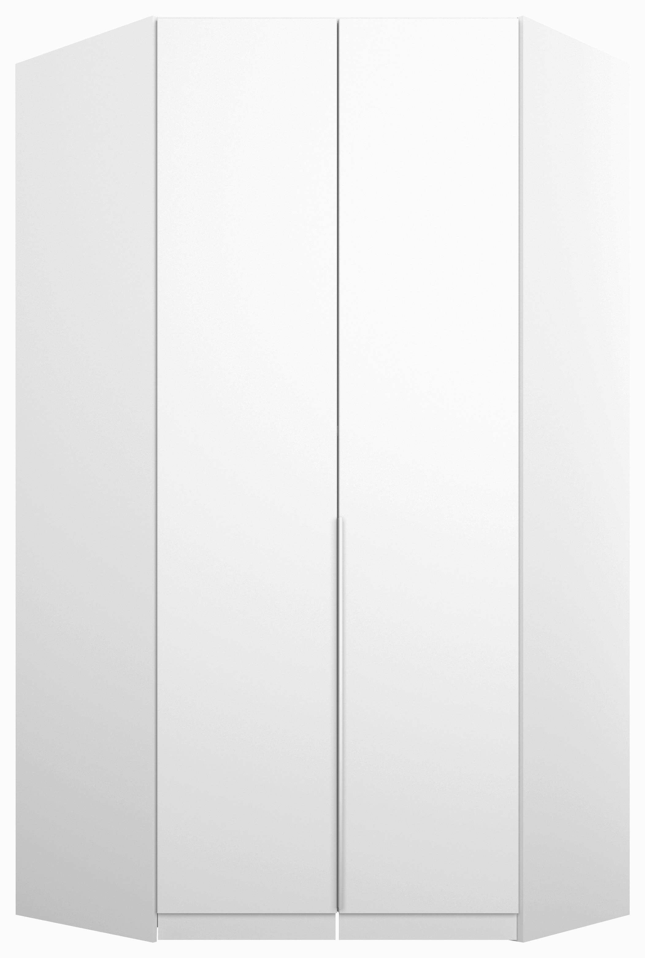 Eckschrank B: 117 Cm Alabama, Weiß