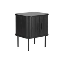 Nachttisch Schwarz B: 45 Cm - Schwarz, Design, Holzwerkstoff/Metall (45/55/40cm) - Livetastic