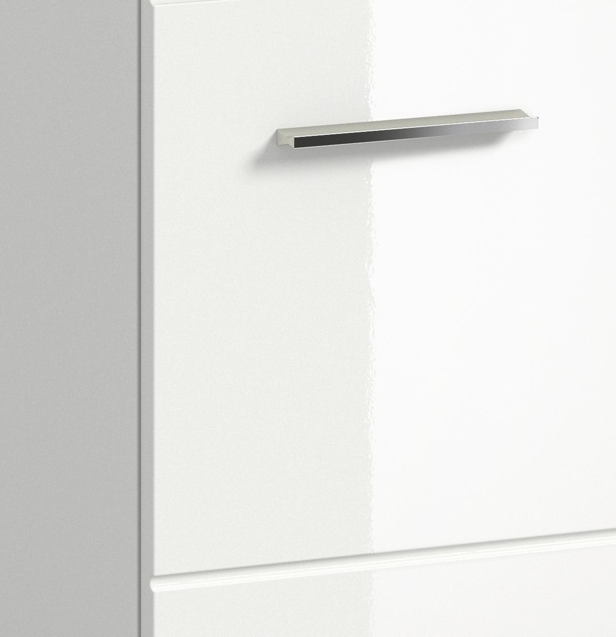 Unterschrank Ice B: 60 cm Weiß Hochglanz - Weiß Hochglanz/Weiß, MODERN, Holzwerkstoff (60/82/30cm) - MID.YOU