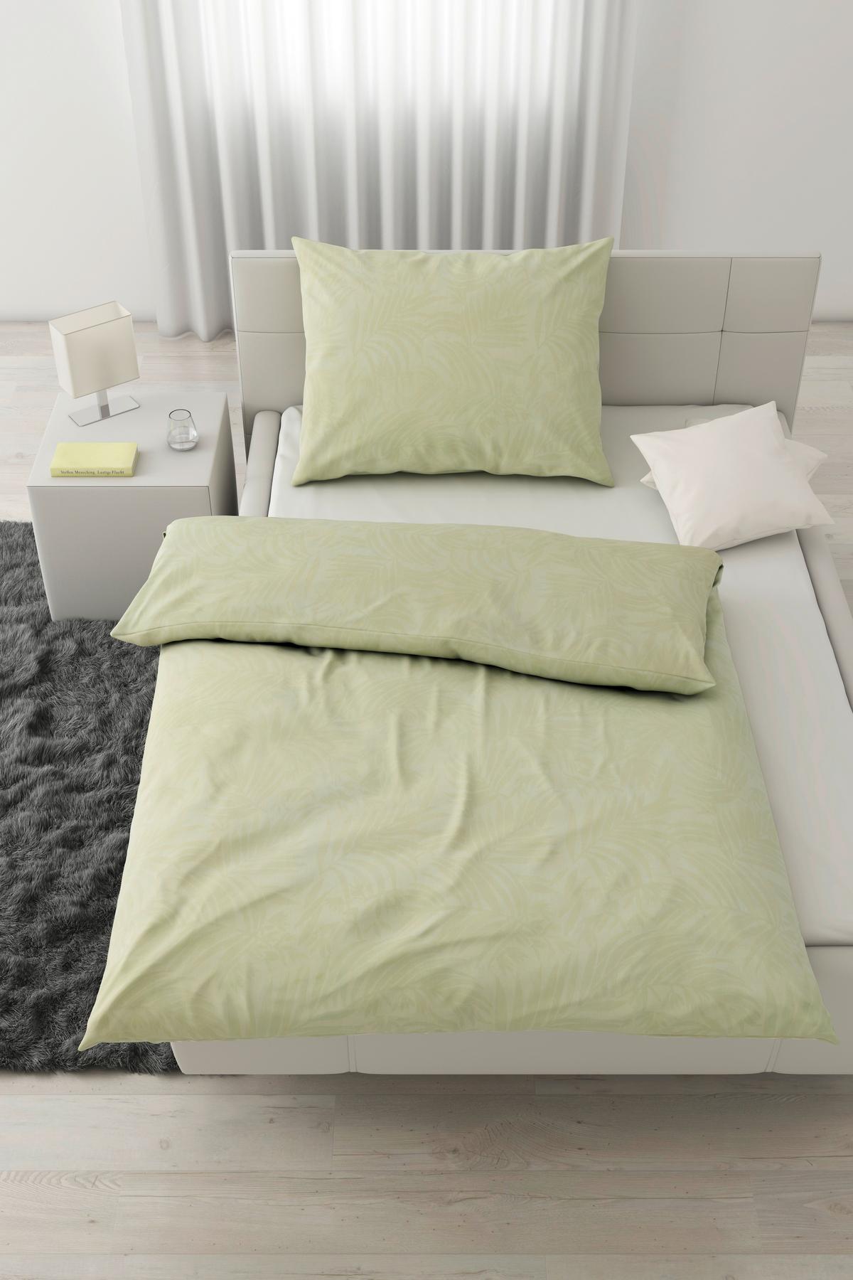 Povlečení Corinne, 70/90 140/200cm - světle zelená, Romantický / Rustikální, textil (140/200cm) - Mömax