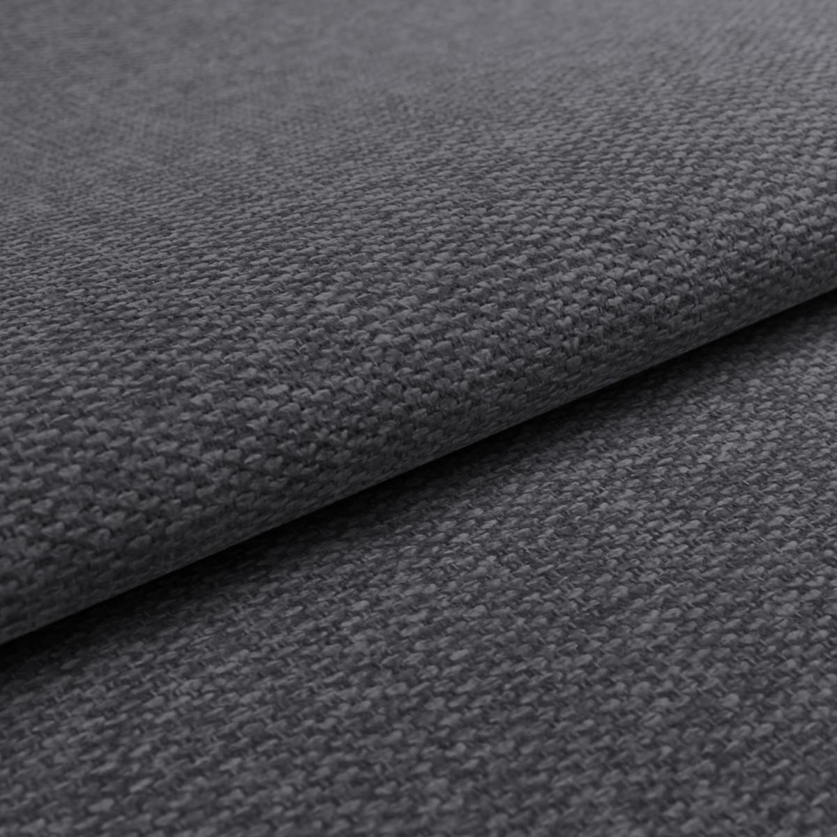 Armlehnstuhl Joe II Leinenoptik Grau - Schwarz/Grau, KONVENTIONELL, Textil/Metall (58/86/61cm)