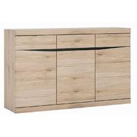 Kommode Summer Eiche San Remo Dekor B: 150 cm - MODERN, Holzwerkstoff (150/92/40cm) - Modern Living