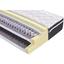 Boxspringmatratze Matrix Hybrid H2 90x200 - Weiß, Textil (90/200cm) - Primatex Deluxe