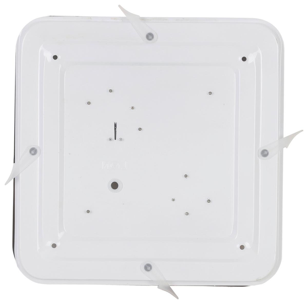 STROPNÍ LED SVÍTIDLO RONDO - bílá/černá, Romantický / Rustikální, kov/plast (27/27/8cm) - Modern Living