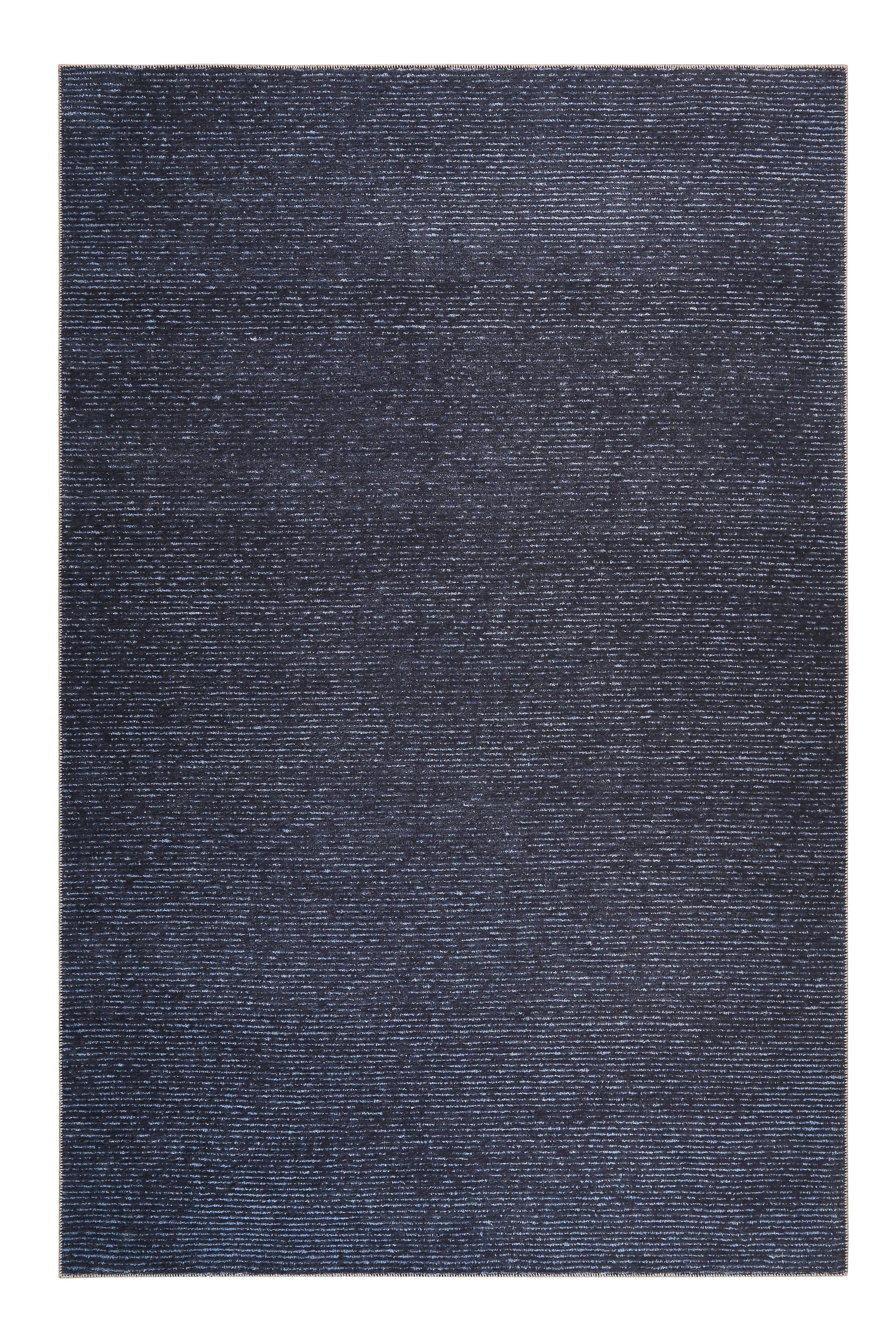 Flachwebteppich Marly Dunkelblau 160x230 cm - Dunkelblau, KONVENTIONELL, Textil (160/230cm) - Esprit