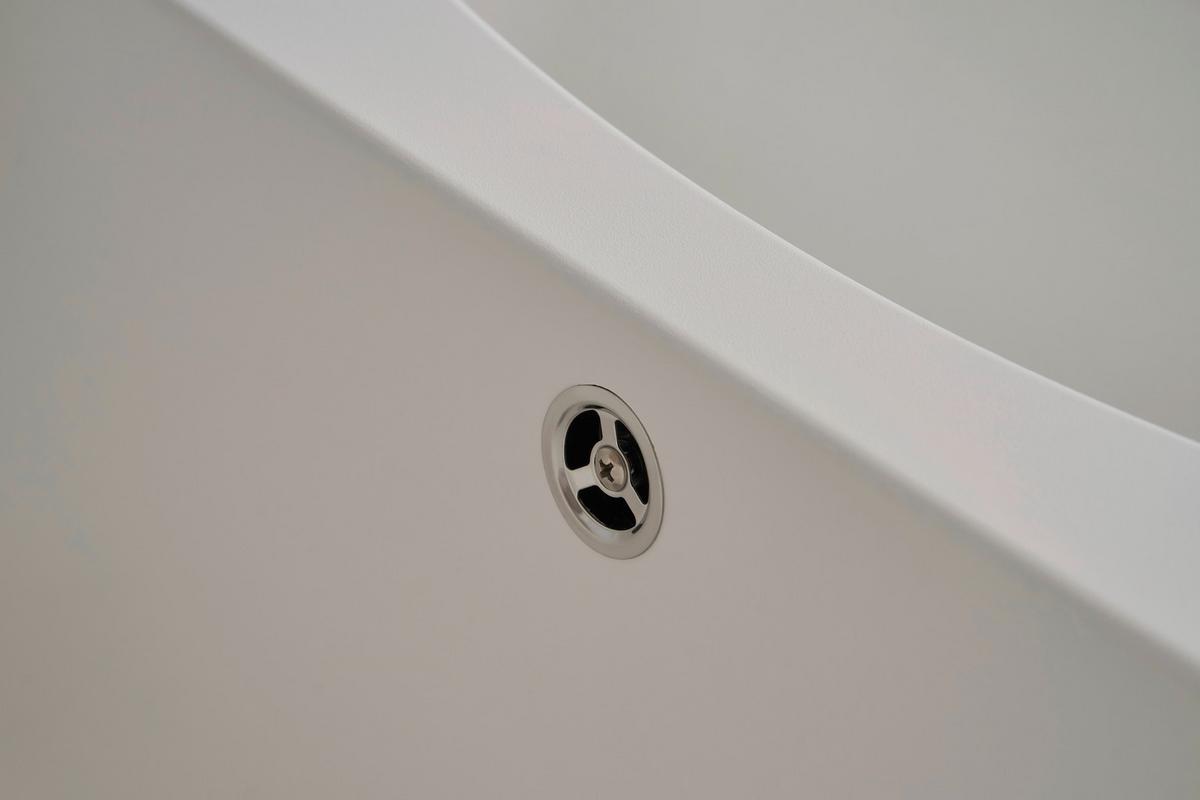 Spüle Respekta Einbauspüle Boston - Weiß, Trend, Glas/Kunststoff (100/20/50cm) - Respekta