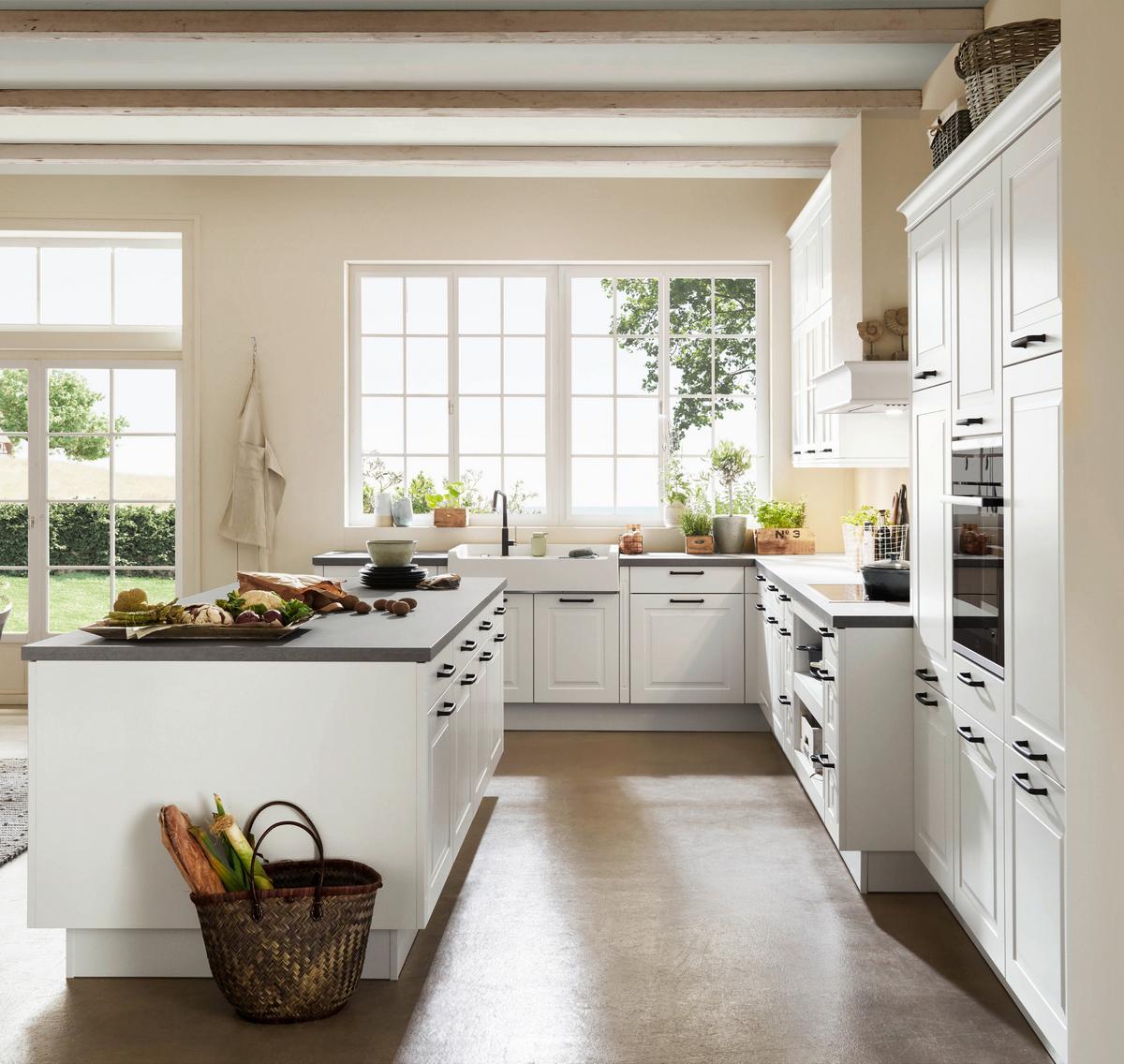 Einbauküche Springfield Frei Planbar Landhausstil - MODERN, Holzwerkstoff - Vertico