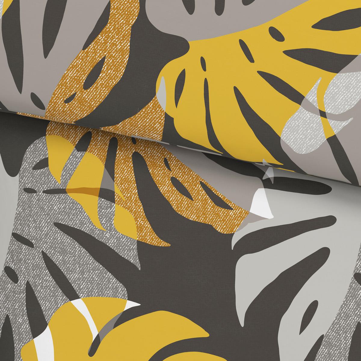 Ágyneműhuzat-garnitúra Paula - sárga/szürke, Modern, textil (140/200cm) - Luca Bessoni